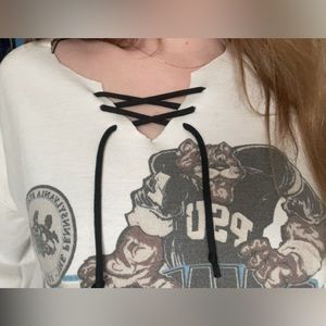 Penn state up-cycled sweatshirt